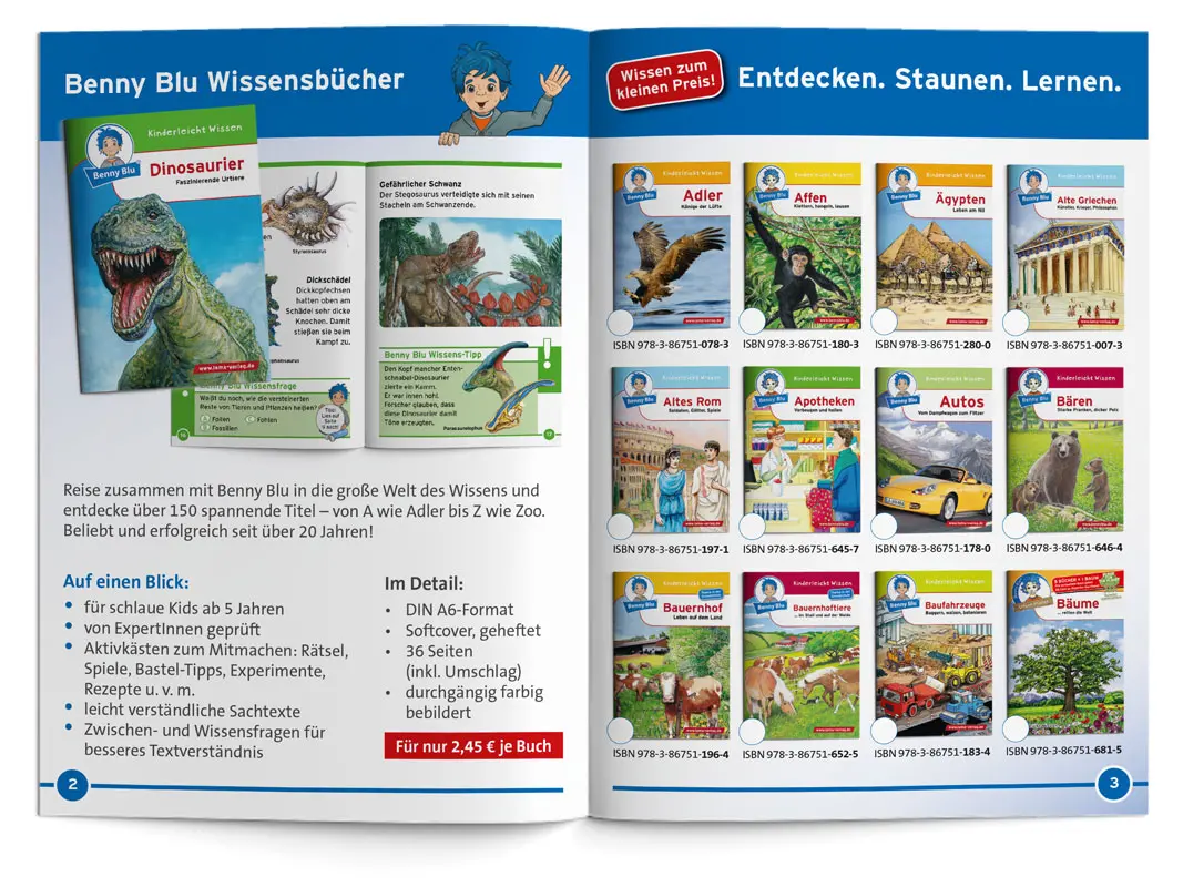 BennyBlu | Titelbuch (25er-Pack)