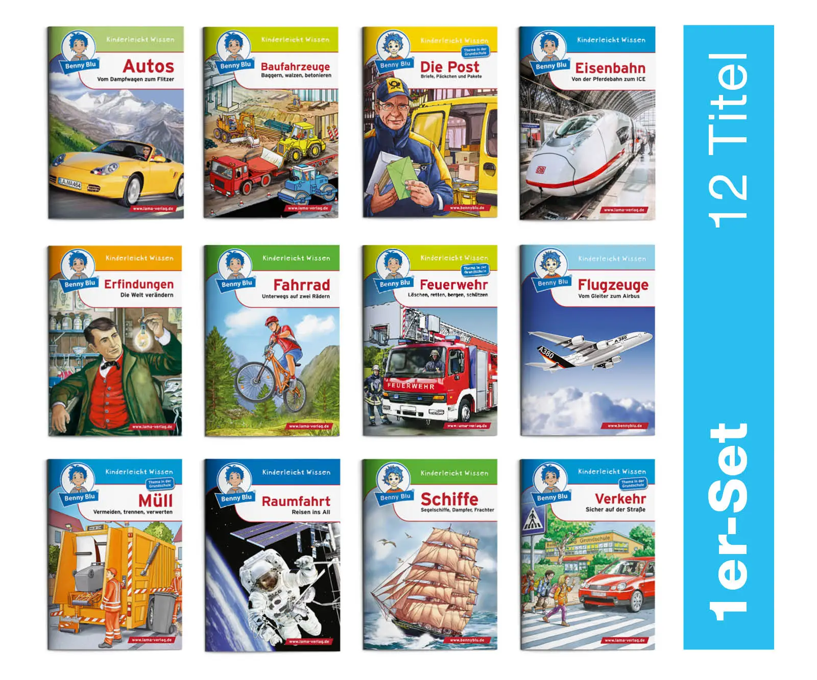 BennyBlu | Set 4: Fortbewegungsmittel (12 Titel)