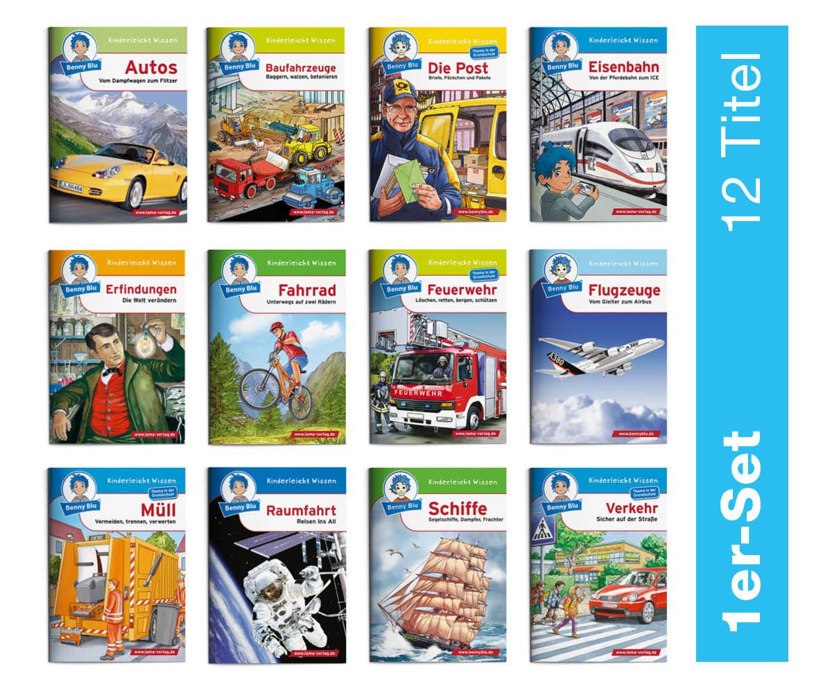 BennyBlu | Set 4: Fortbewegungsmittel (12 Titel)