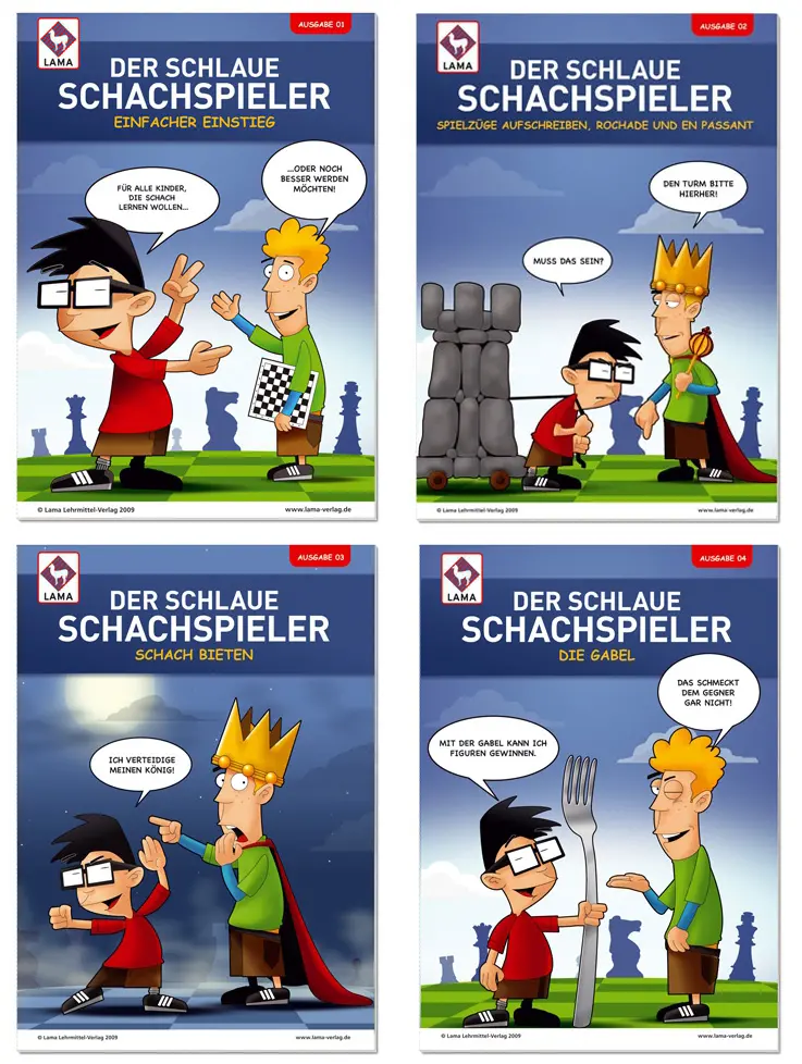 Der schlaue Schachspieler – Heft 1 - 4