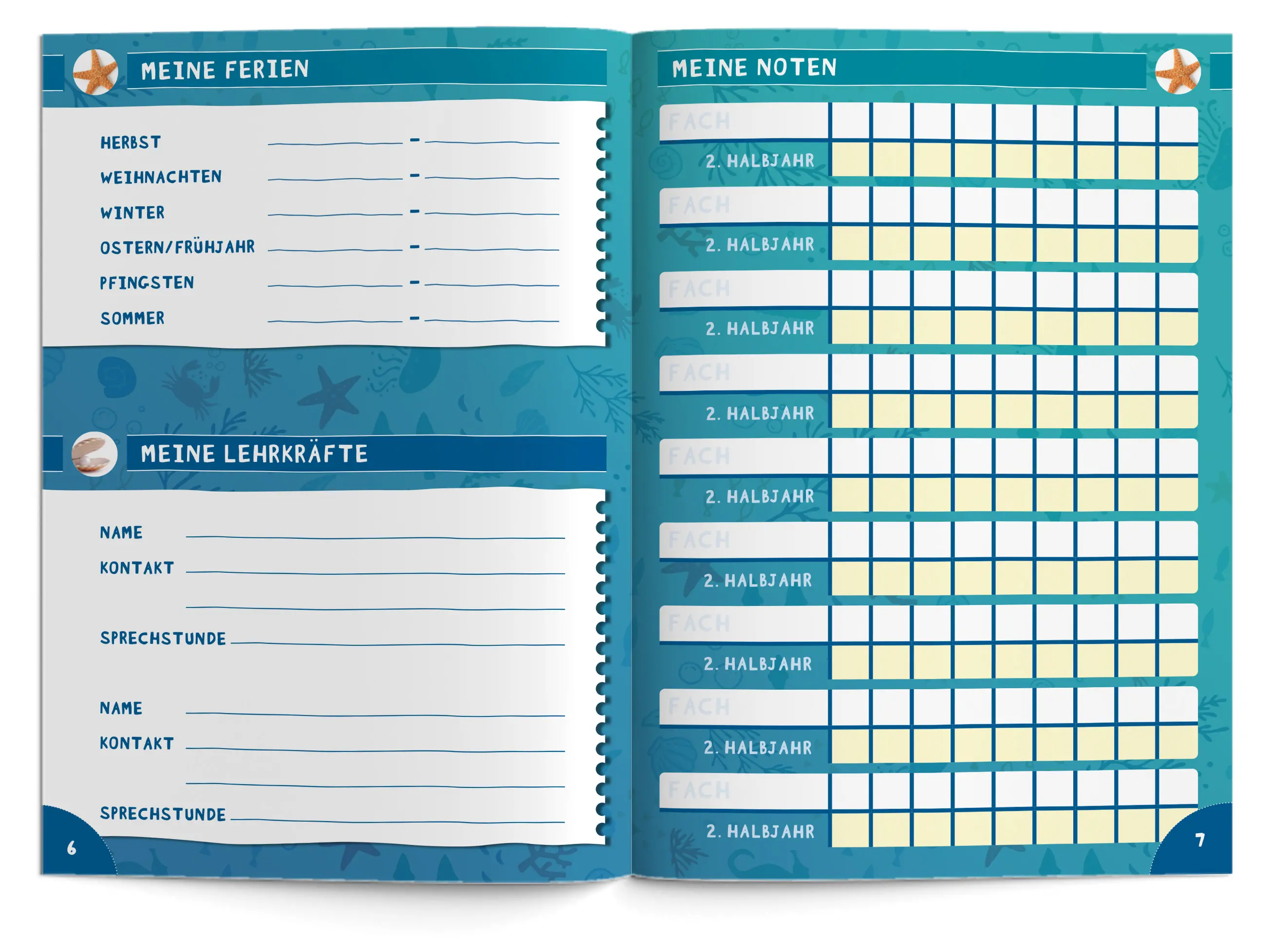 Hausaufgabenheft Grundschule