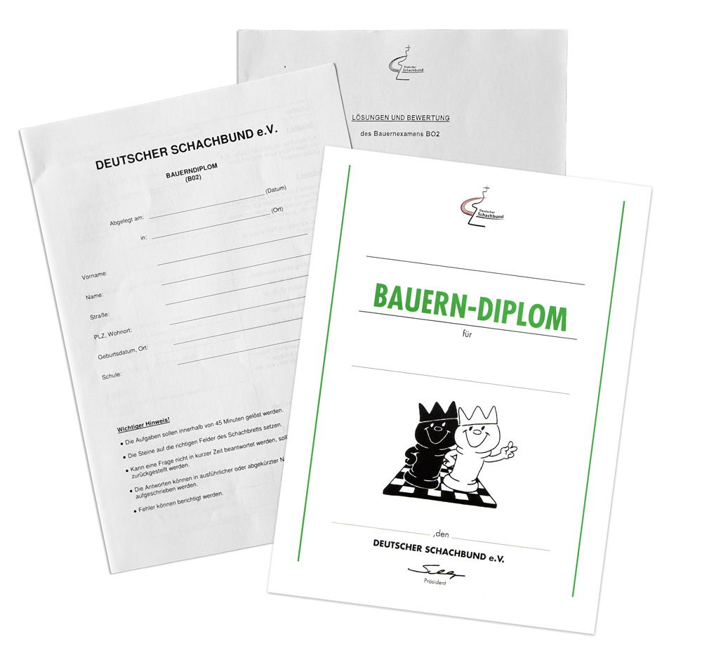 Schach – Bauern-Diplom