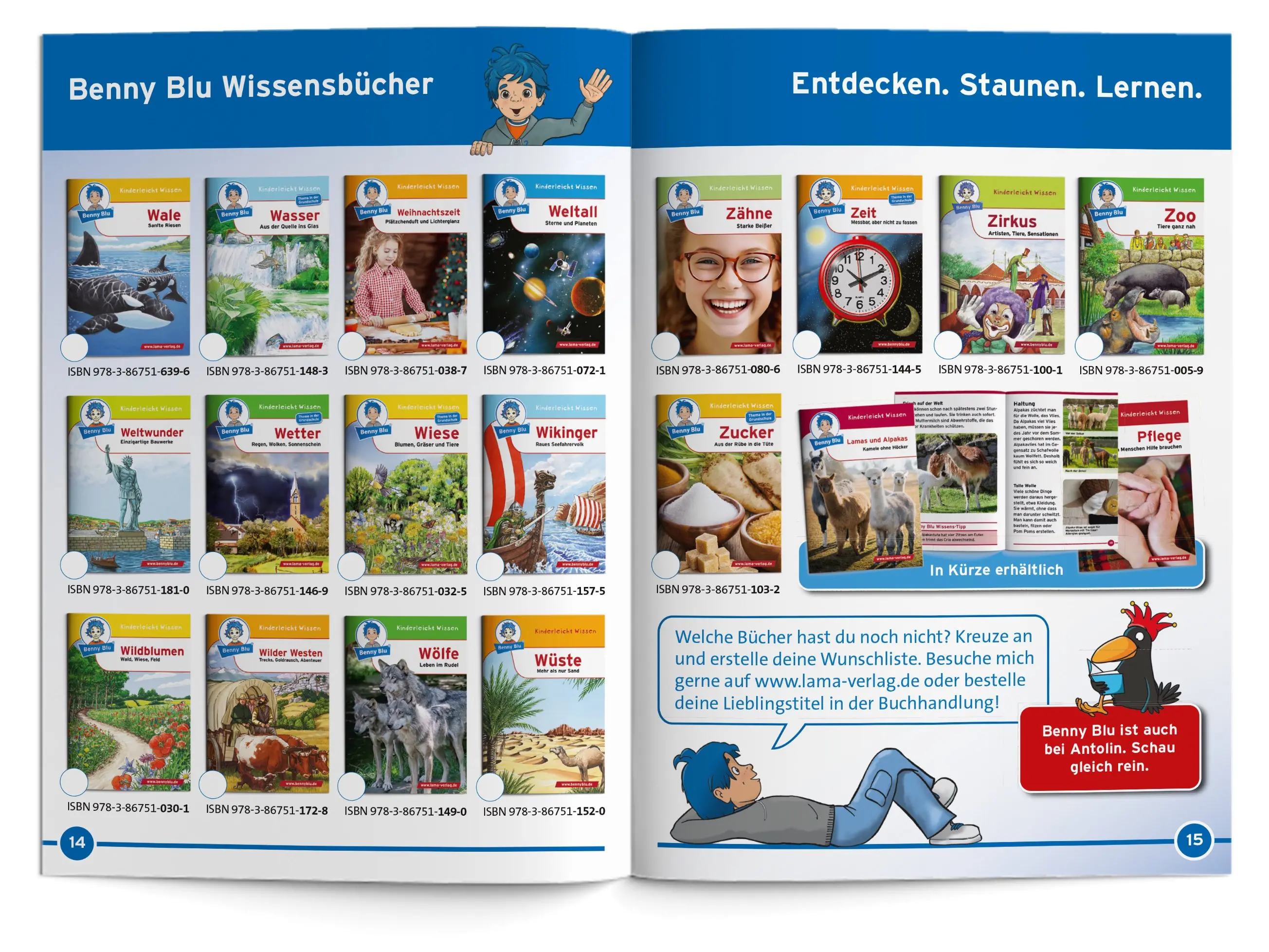 BennyBlu | Titelbuch (25er-Pack)