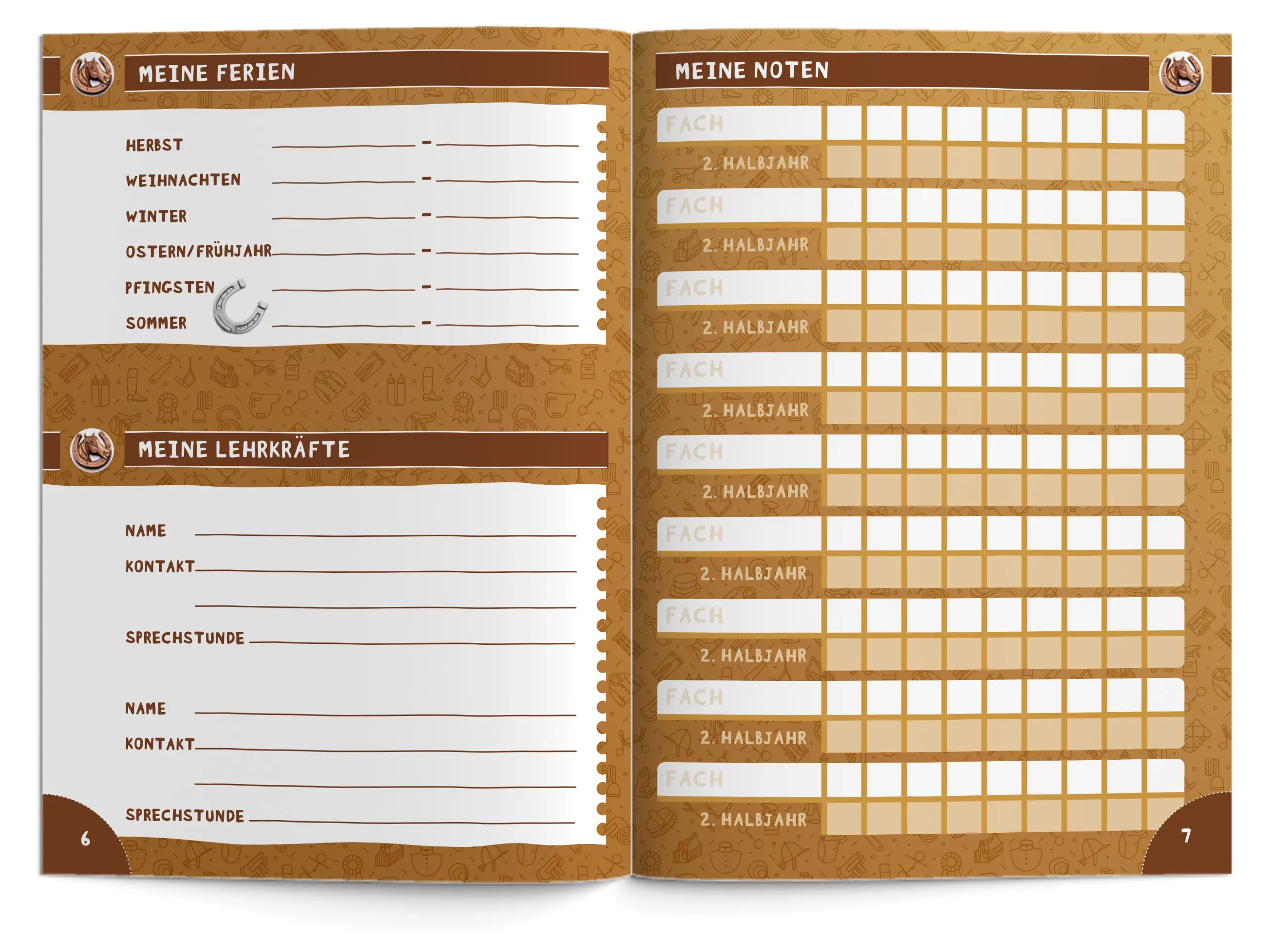 Hausaufgabenheft Grundschule