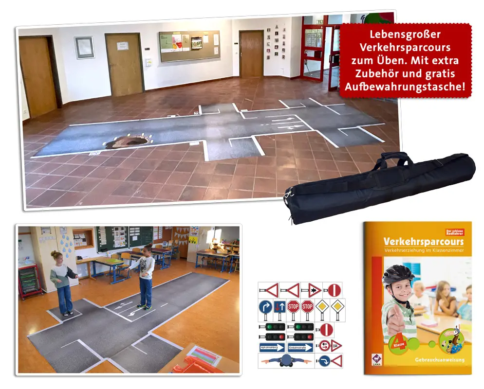 Verkehrsparcours | Verkehrserziehung im Klassenzimmer