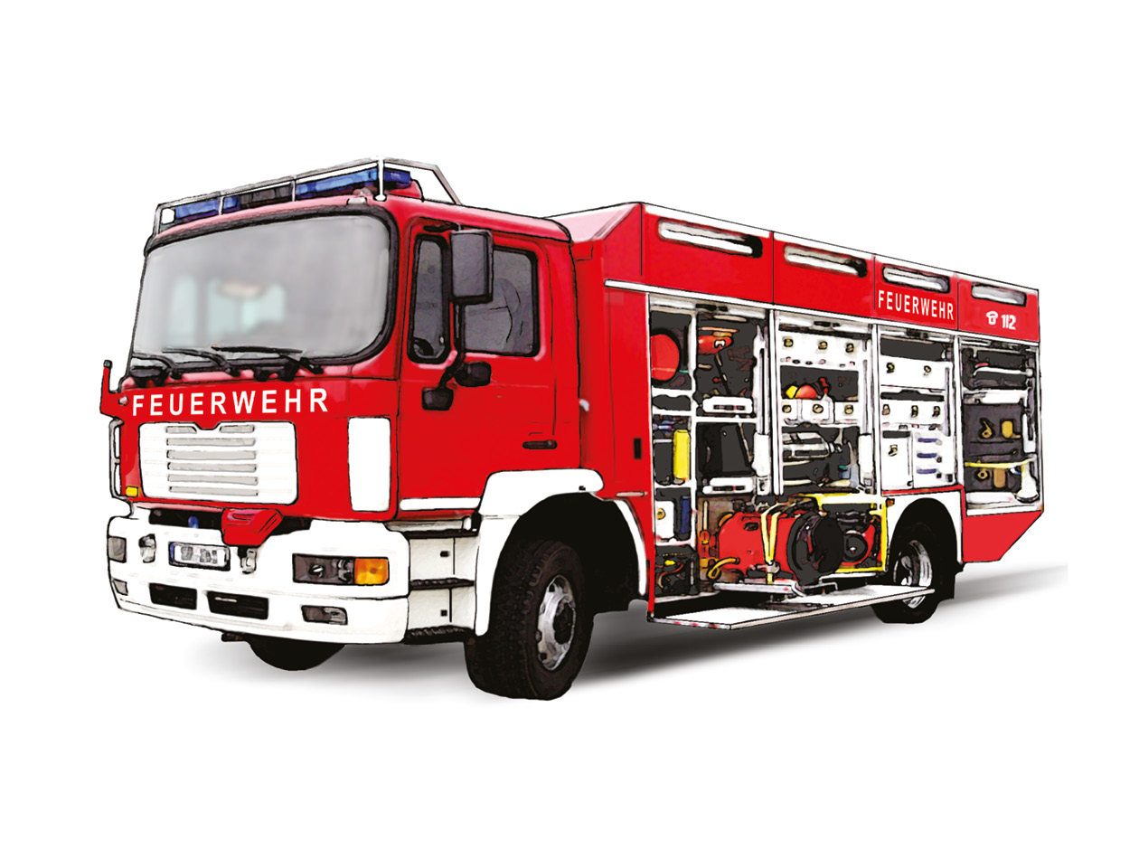 BennyBlu Ausmalbild | Feuerwehr