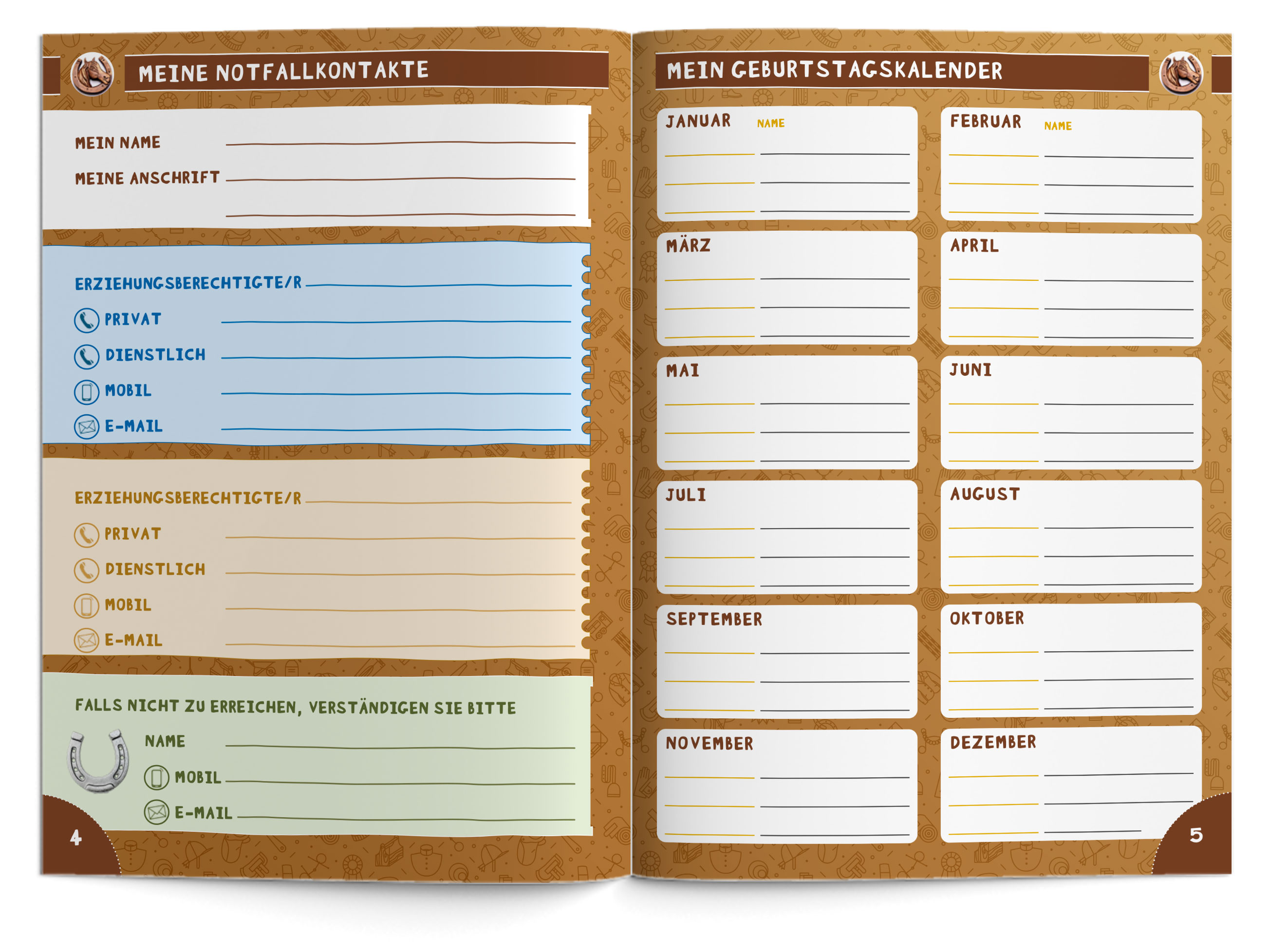 Hausaufgabenheft Grundschule