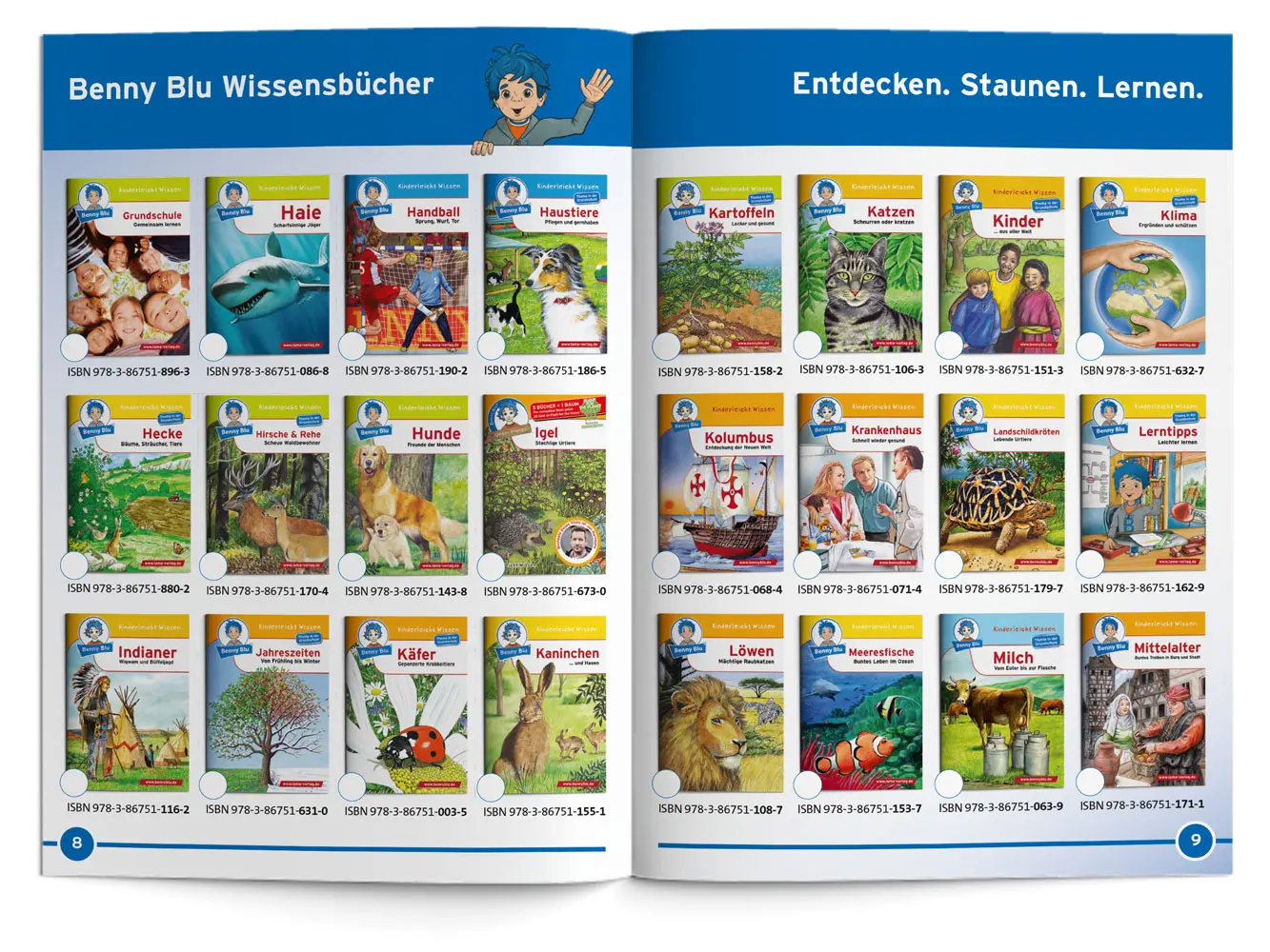 BennyBlu | Titelbuch (25er-Pack)