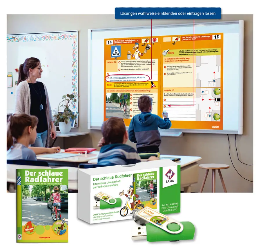 Der schlaue Radfahrer | Lösungsheft auf USB-Stick (BY)