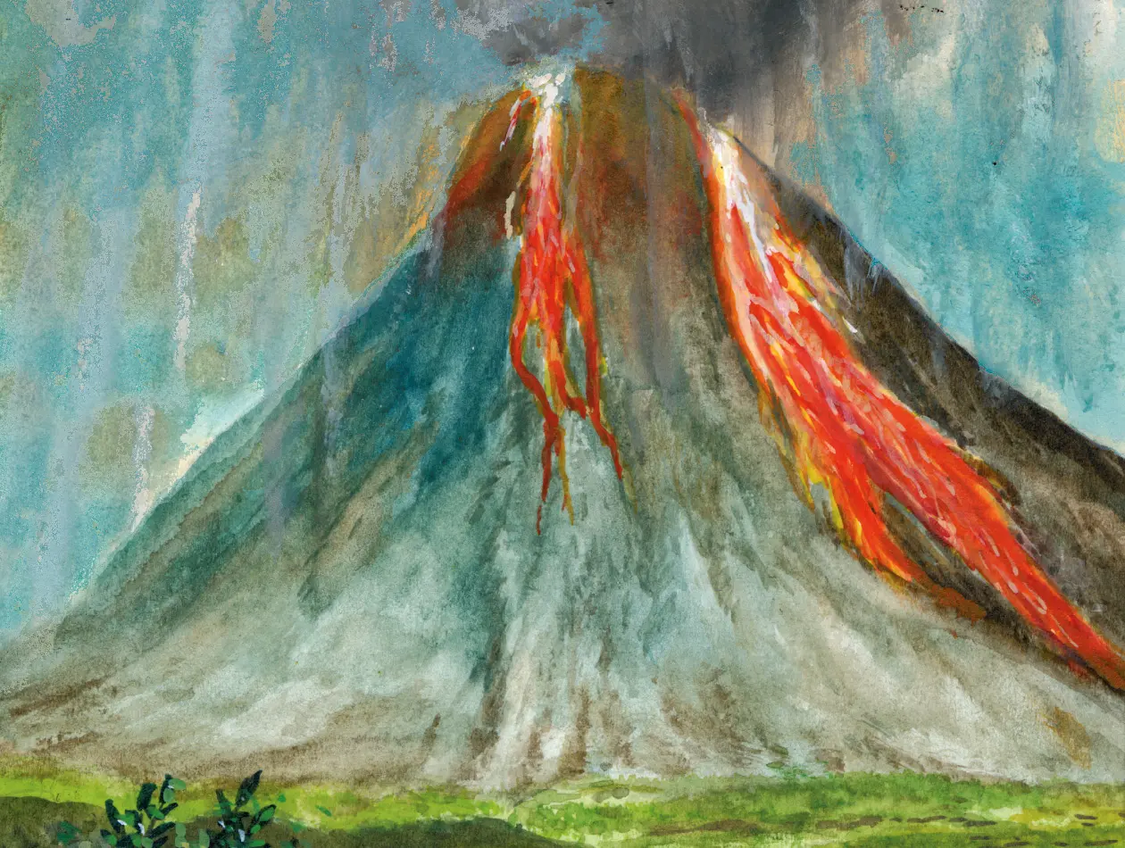 BennyBlu Ausmalbild | Vulkane