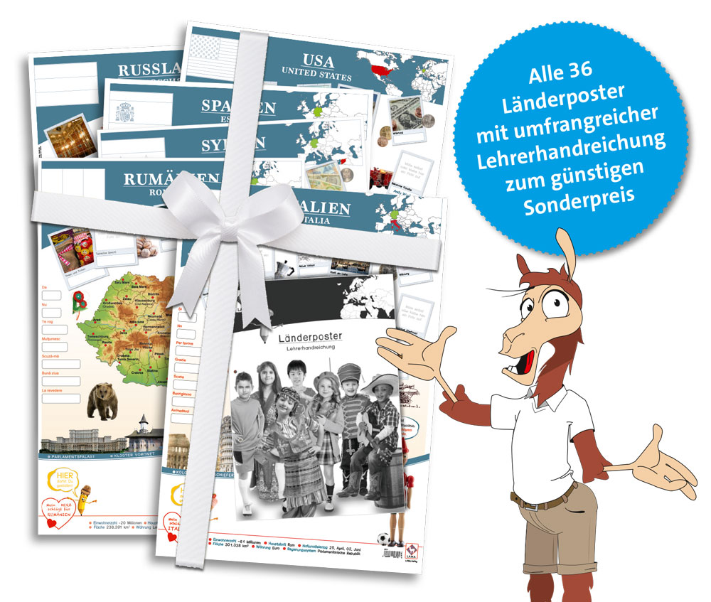 Kombipaket Länderposter A1