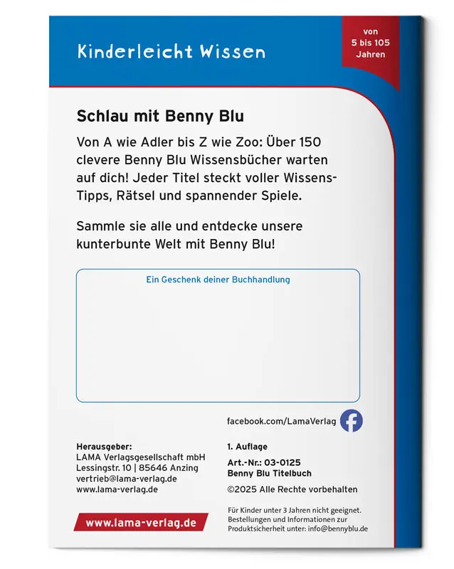 BennyBlu | Titelbuch (25er-Pack)