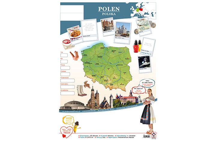 Polen Länderposter A2