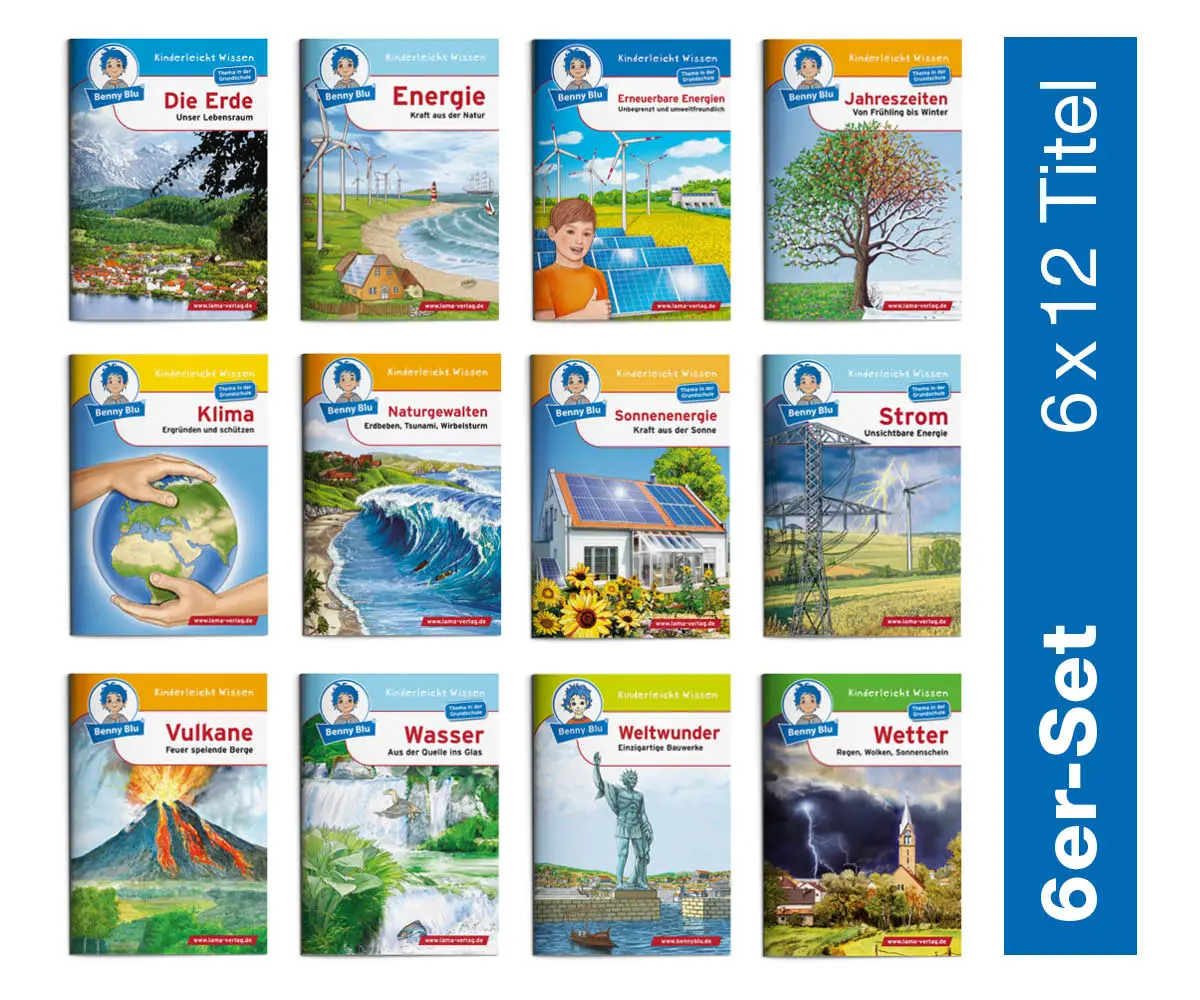 BennyBlu | Set 8: Unsere Erde (6 x 12 Titel | 72 Hefte)