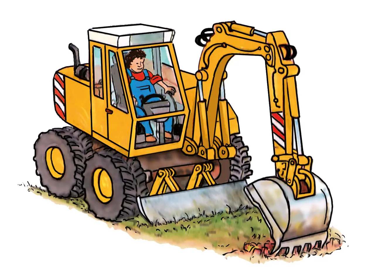 BennyBlu Ausmalbild | Baufahrzeug 2