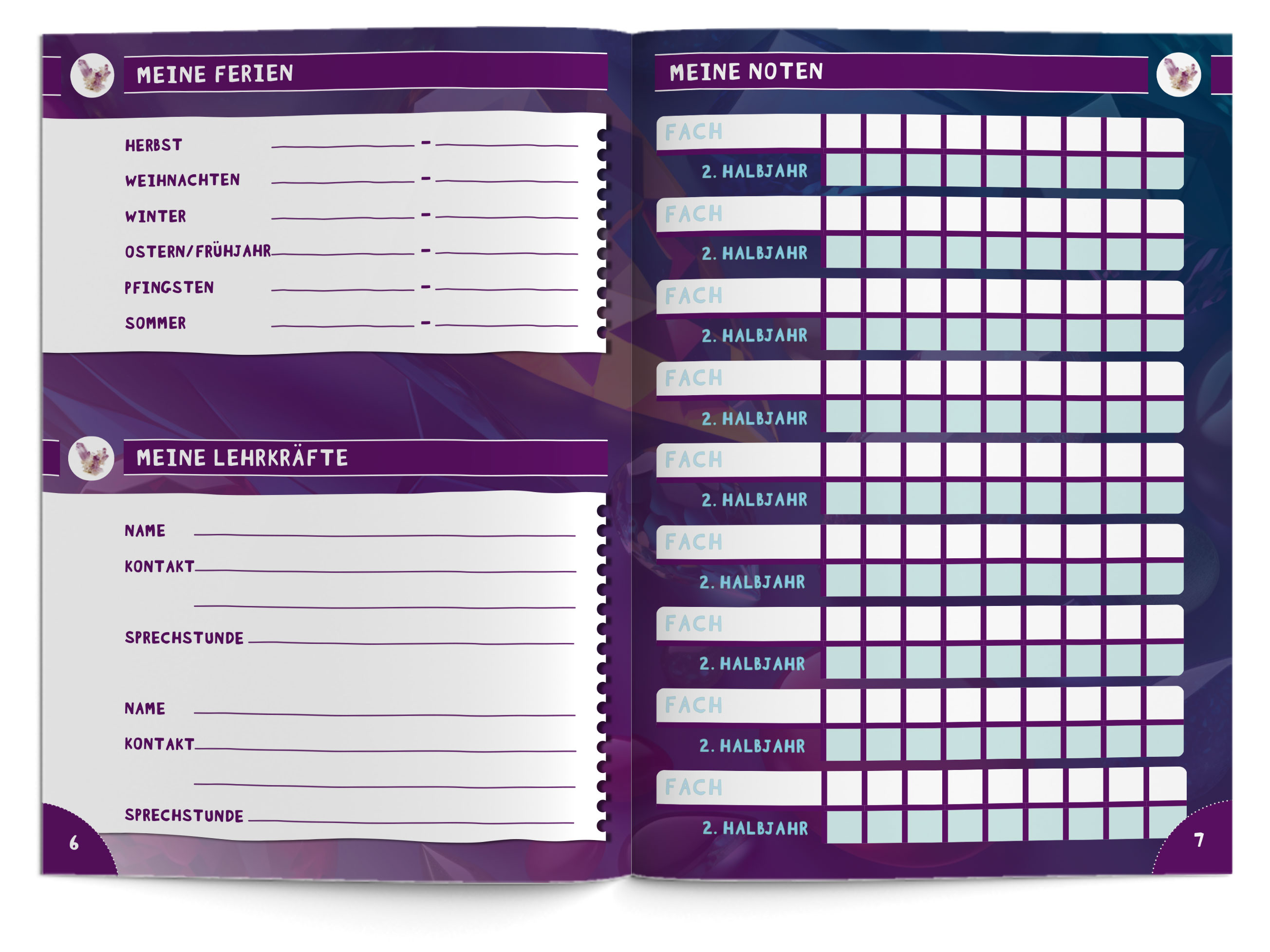 Hausaufgabenheft Grundschule