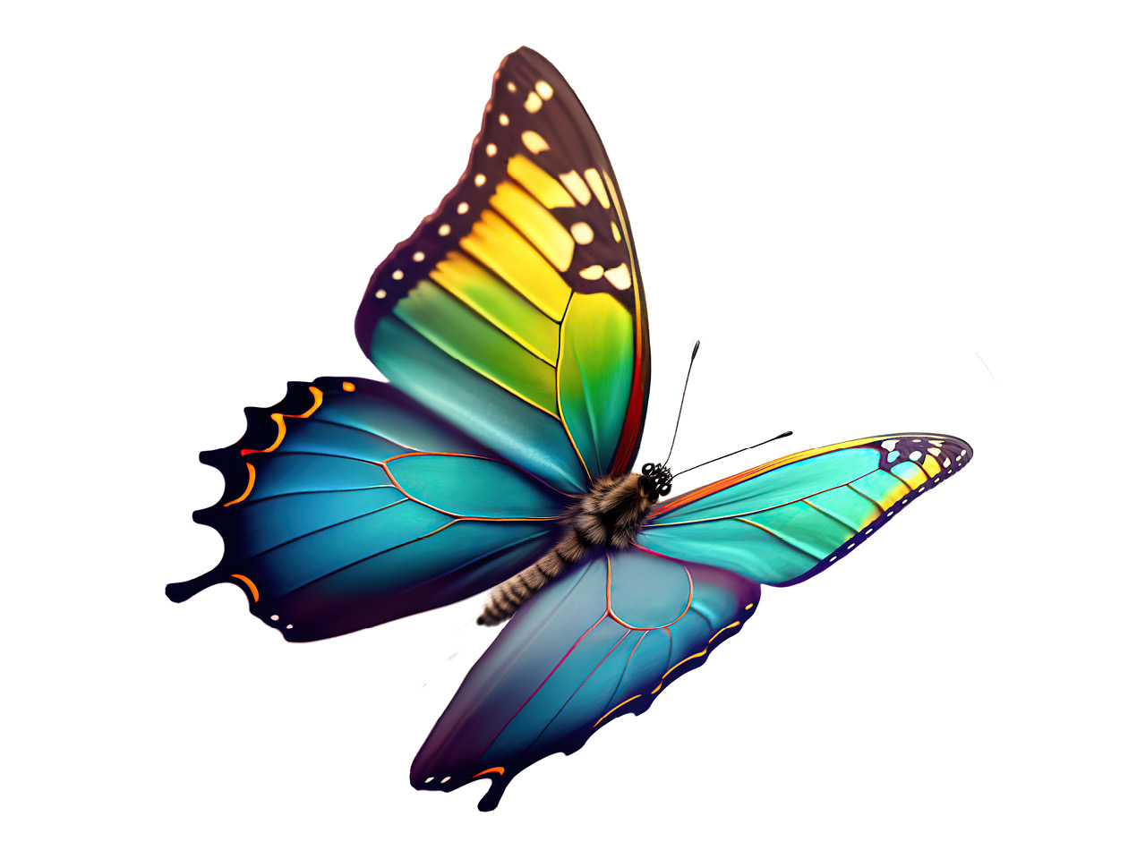 BennyBlu Ausmalbild | Schmetterling