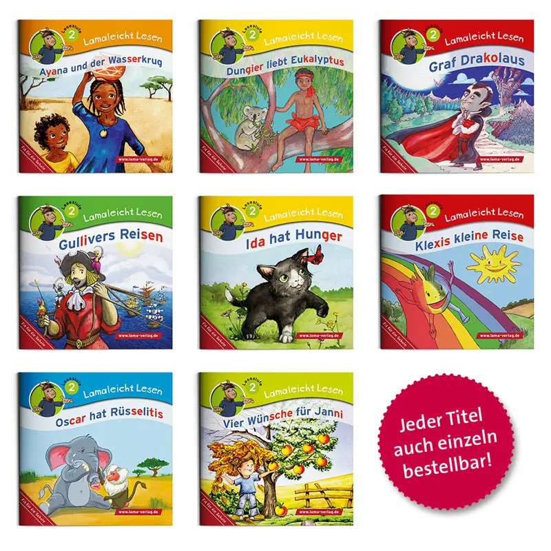 Lamaleicht Lesen 2 | Themenset: Ich entdecke die Welt