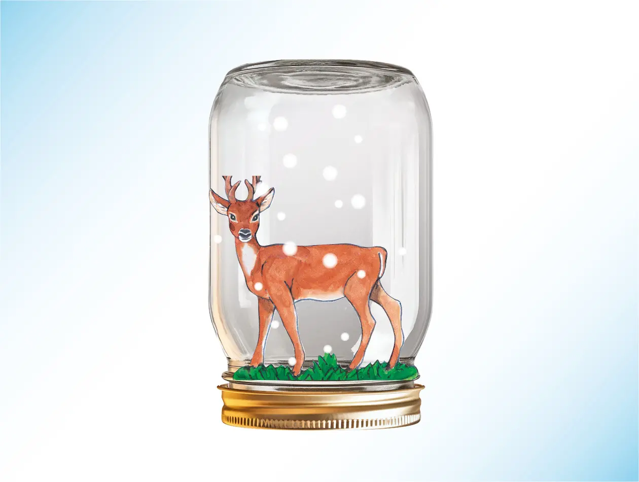 BennyBlu Basteltipp | Schneekugel