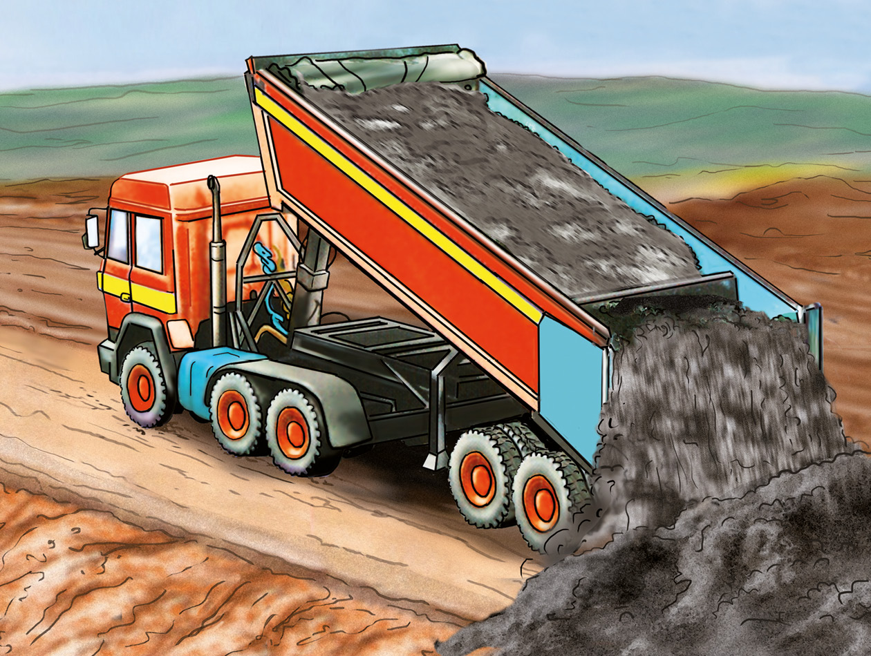 BennyBlu Ausmalbild | Baufahrzeug 3