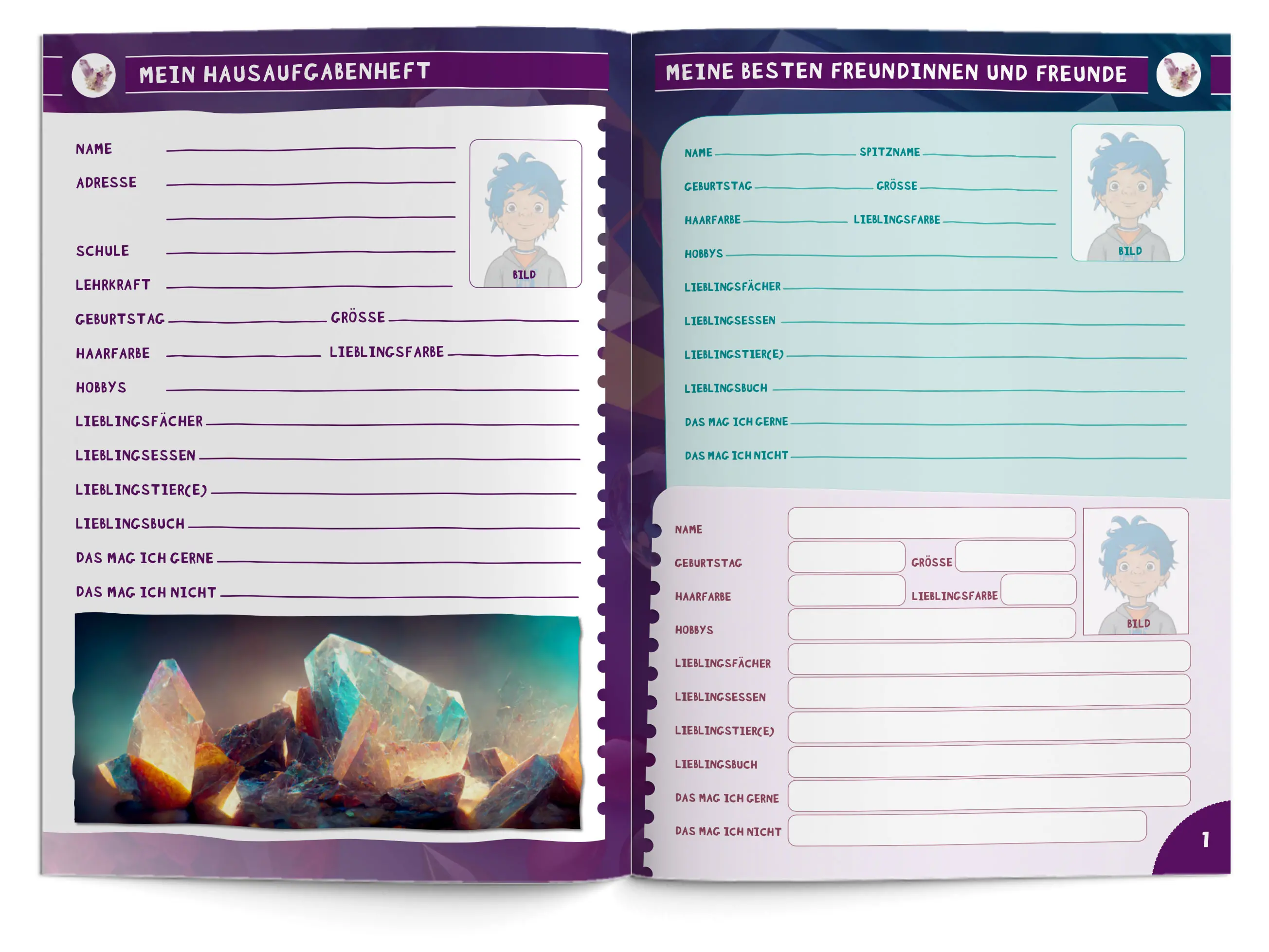 Hausaufgabenheft Grundschule