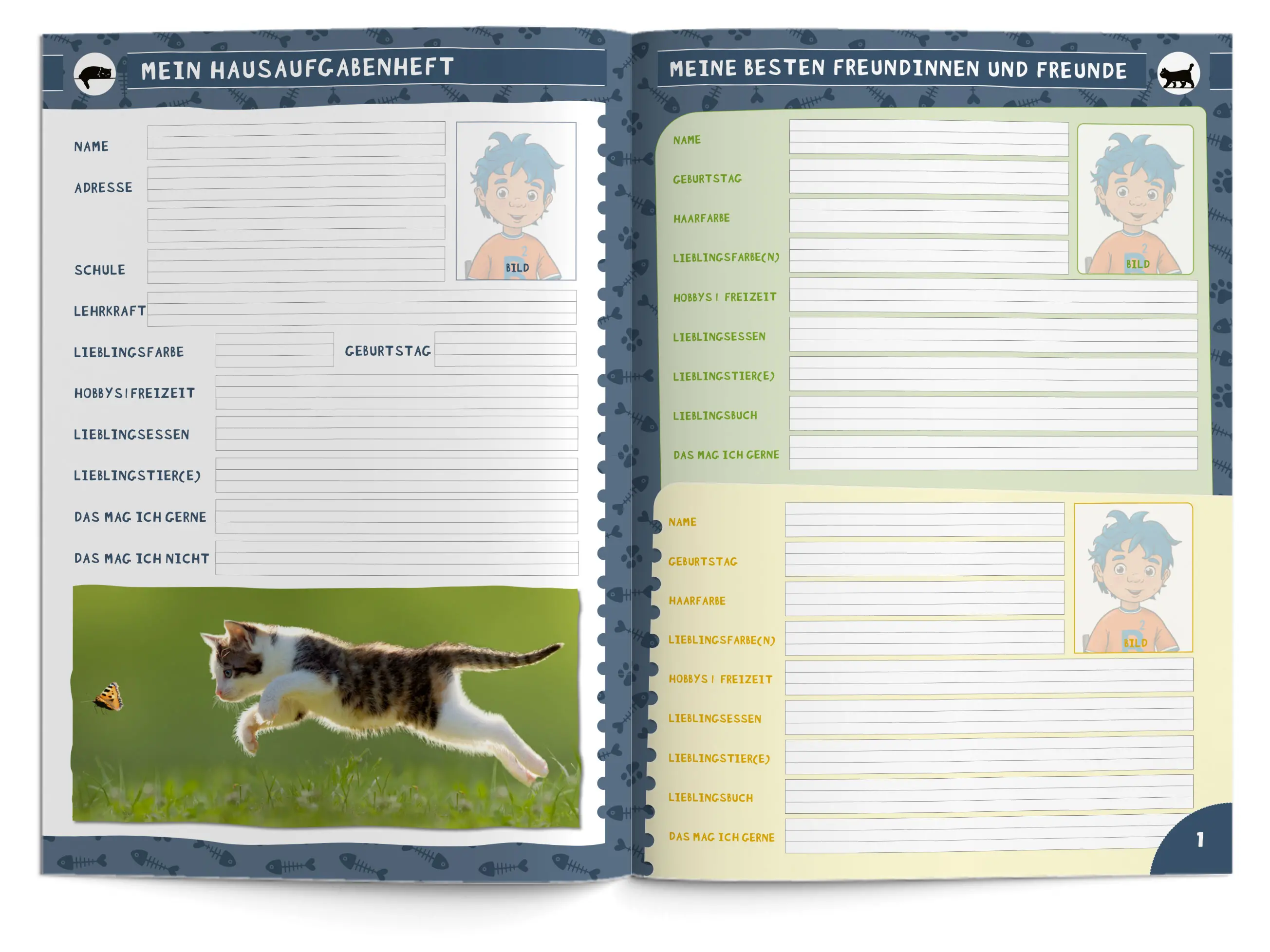 Hausaufgabenheft Grundschule