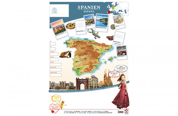 Spanien Länderposter A2