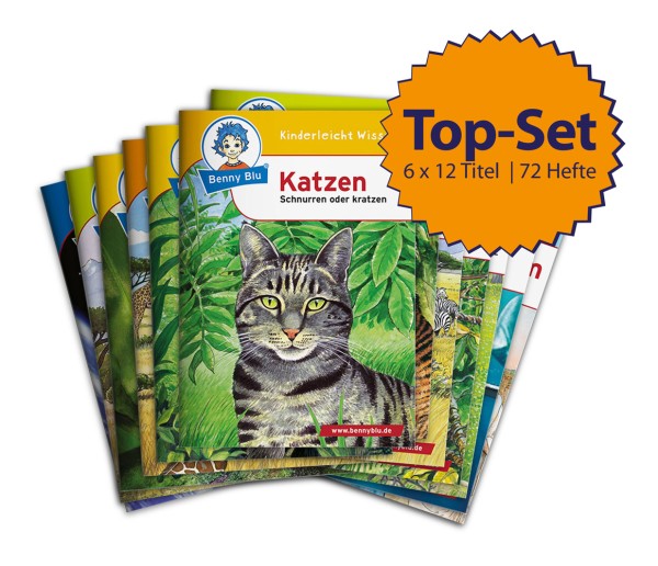 BennyBlu | Set 14: Top-Seller-Set 1 (6 x 12 Titel | 72 Hefte)