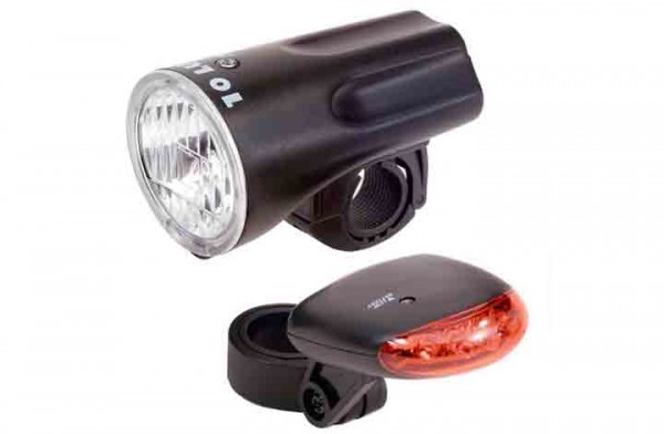 „Krypton" Halogen-Batterielampenset (LED)
