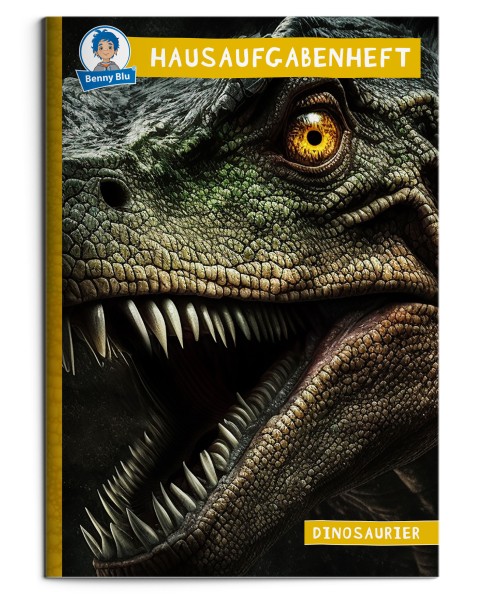 BennyBlu Hausaufgabenheft A4 | Dinosaurier