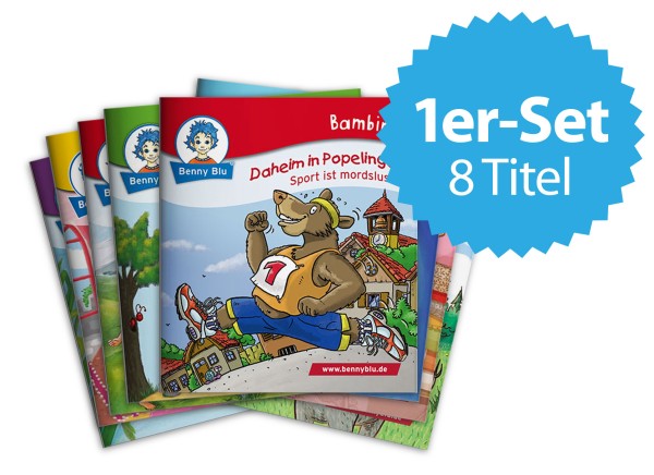 Bambini | Set 10: Benny Blus kunterbunte Lesekiste (8 Titel)