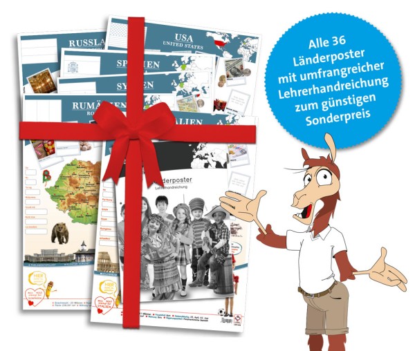 Kombipaket Länderposter A2