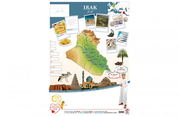 Irak Länderposter A1