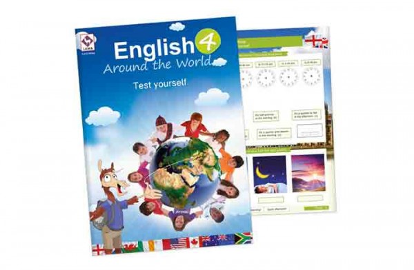 English Around the World 4 – Test yourself-Heft (Druckschrift)