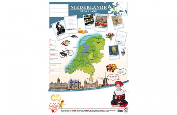 Niederlande Länderposter A2