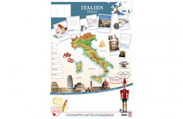 Italien Länderposter A1