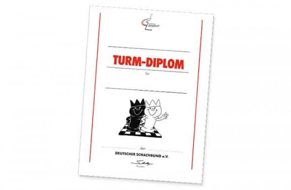 Schach – Turm-Diplom