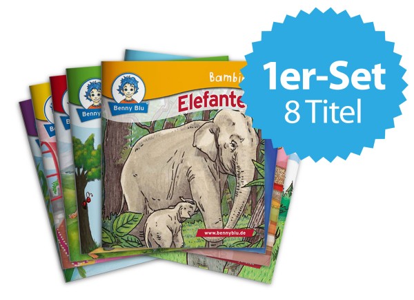 Bambini | Set 8: Benny Blus Lieblingstiere (8 Titel)