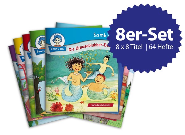 Bambini | Set 4: Wasser marsch! (8 x 8 Titel | 64 Hefte)