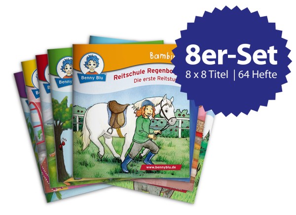 Bambini | Set 1: Prinzessinnen, Pferde und alles, was Lesemäuse lieben (8 x 8 Titel | 64 Hefte)