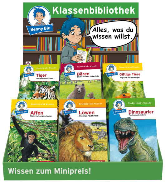 BennyBlu Klassenbibliothek | Treppendisplay