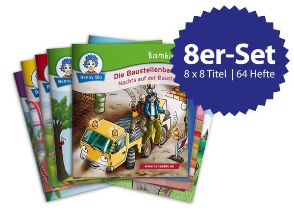 Bambini | Set 11: Abenteuergeschichten (8 x 8 Titel | 64 Hefte)