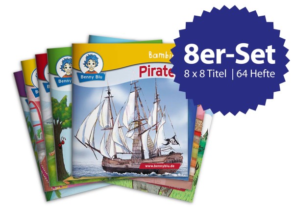 Bambini | Set 12: Abenteuer am Meer (8 x 8 Titel | 64 Hefte)