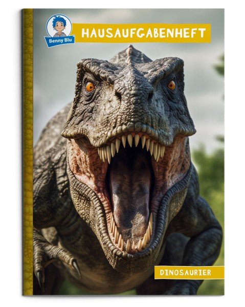 BennyBlu Hausaufgabenheft A5 | Dinosaurier