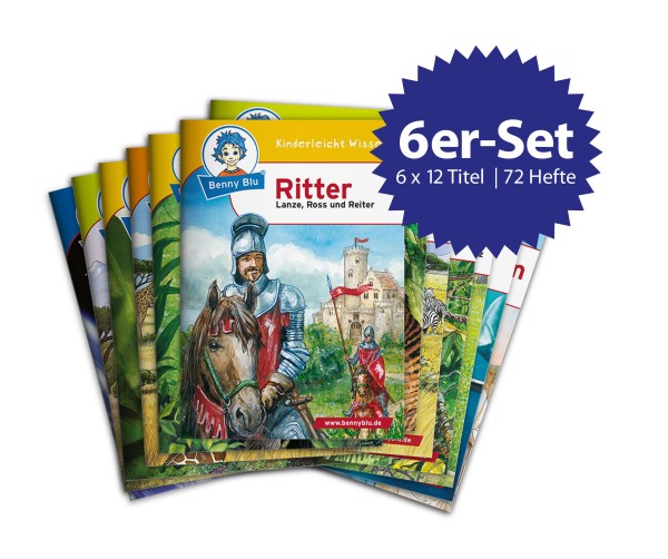 Benny Blu | Set 6: Vor unserer Zeit (6 x 12 Titel | 72 Hefte)